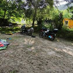Unser Campingplatz ganz für uns alleine...