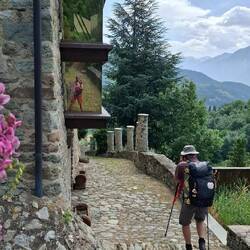 Meine Deutsche Freund, en ikzelf ergens in de achtergrond