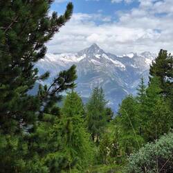 Gibidumpass, Übergang Vispertal/Nanztal.
