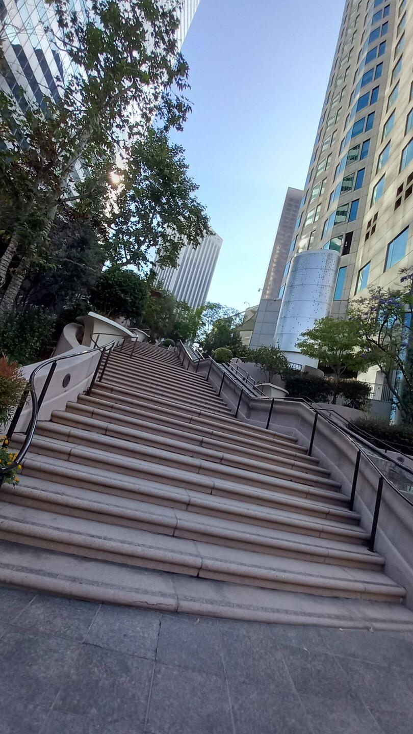 Die Spanische Treppe zum Bunker Hill