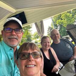 Hanging out with Jessica and Colin