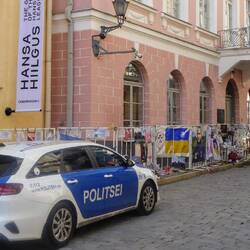 Die Politsei passt auf