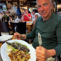 Zum Abschluss des Tages: Bei Regen ins Fischerhus / Plau am See