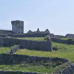 The tower behind the castle