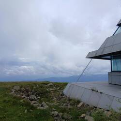 Leider keine Alpen, aber dennoch schöner Blick ins Rheintal