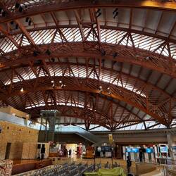 Museum Has No Nails--Only Locked Joints