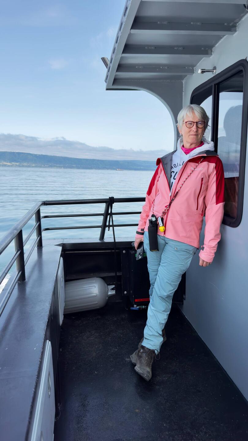 Entspannt auf dem Wassertaxi