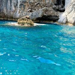 How amazingly beautiful is the crystal clear water around the island