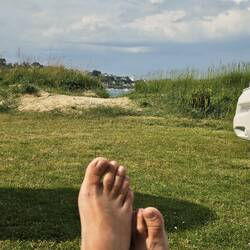 Platz direkt am Meer...