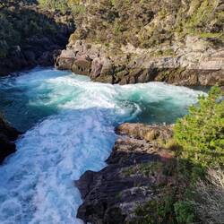 Water level increase once dam is opened