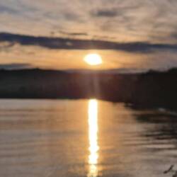 The Lake Taupo sunset