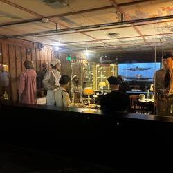 Underground bar in the bunker