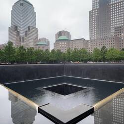 Einer der Memorials zum 11. September.