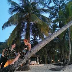 Zusammen drauf klettern hat nicht so funktioniert 😂