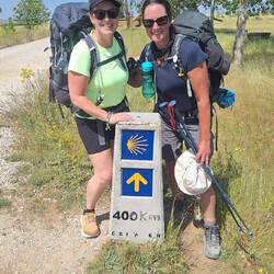 Another milestone! With Hils from UK