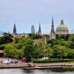 Erster Blick auf Kopenhagen