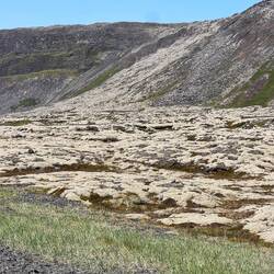 Back to good old lava cascading over the hil