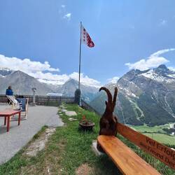 Habe ein einsames Fondue genossen