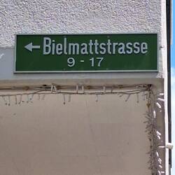 Lustige Kombination von: Bielstrasse und Grossmattstrasse (wo ich aufgewachsen bin)