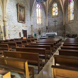Inside Church of Asson