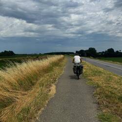 Hier sieht man das Pisswetter, von dem wir glücklicherweise verschont blieben.