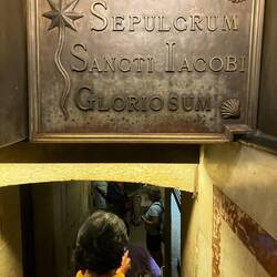 Entry into the tomb of St James