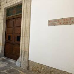Monastery which once housed 400 nuns. Now 30 and I bought some almond cookies