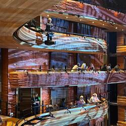 Inside the theatre. Beautiful wood and amazing acoustics