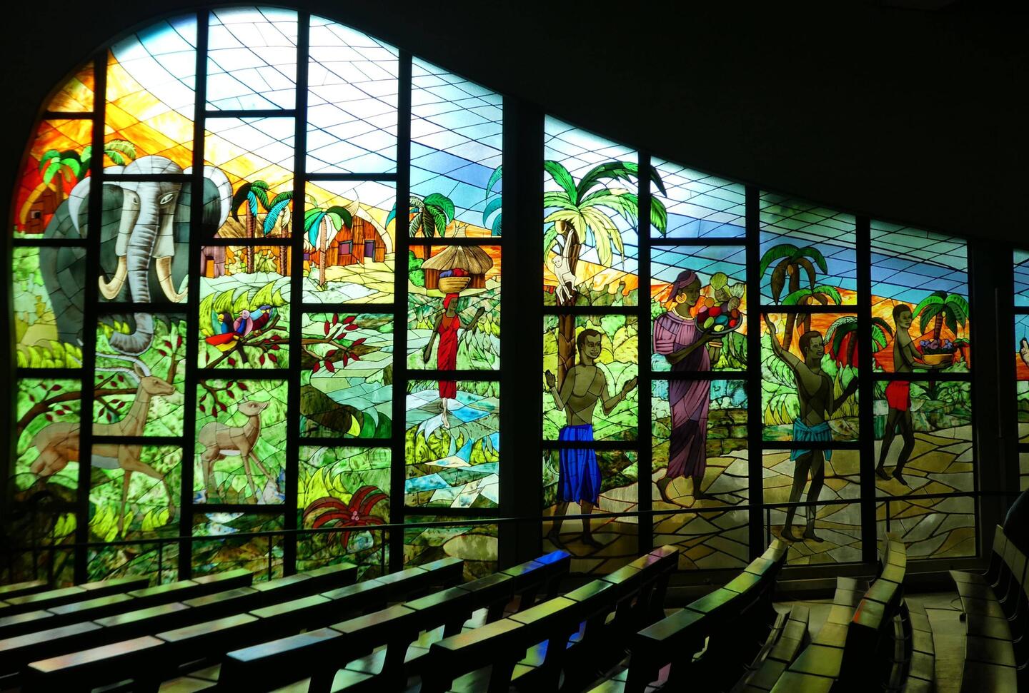 Stained glass window, St Paul's Cathedral