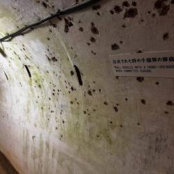 Hand Grenade Shrapnel from Japanese Suicides