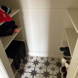 Walk in wardrobe