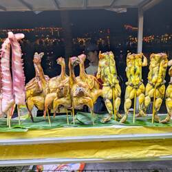 Wachtel & Frosch gegrillt