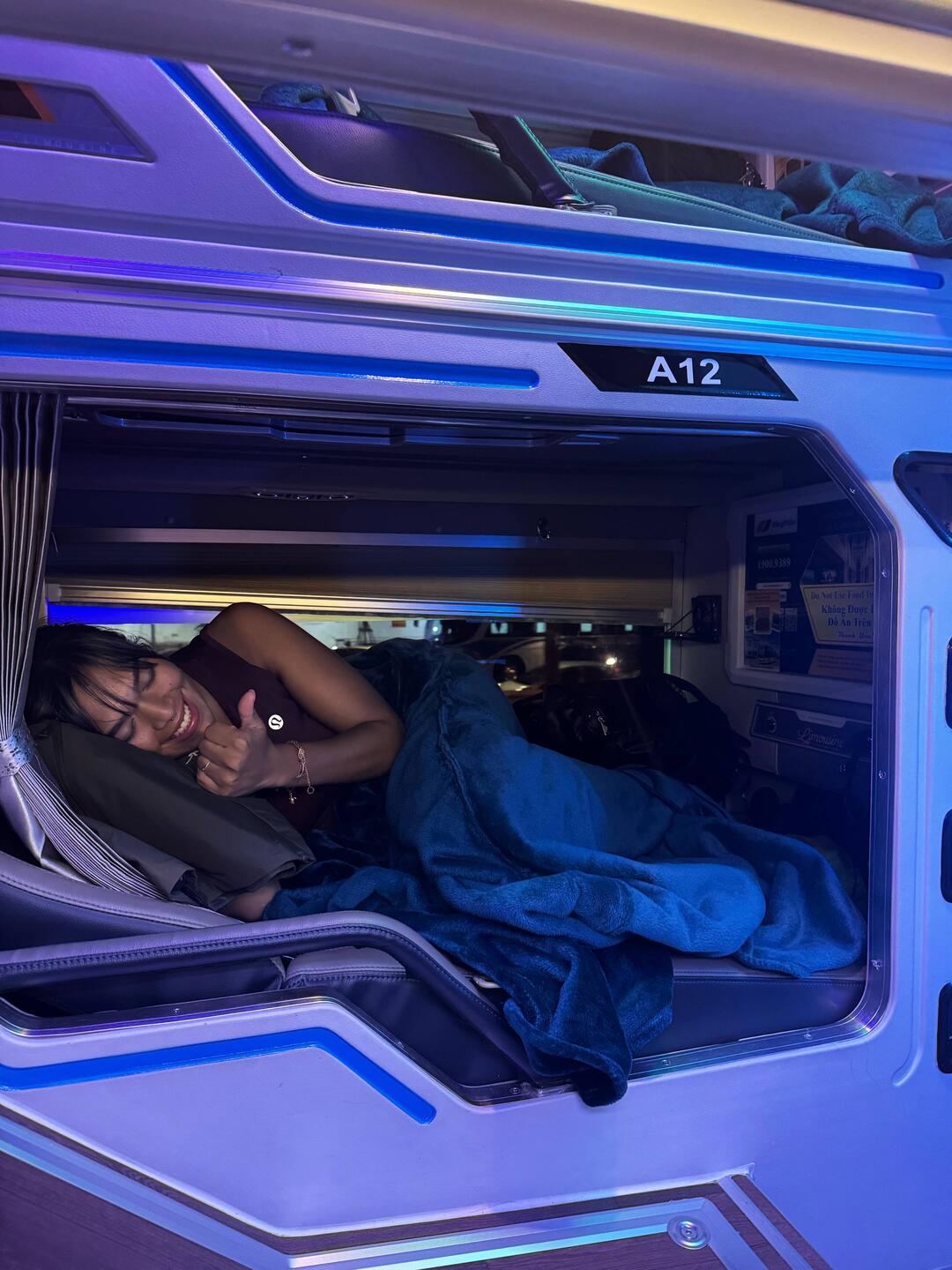 E Kabine im Sleeperbus