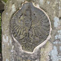 Preußisches Wappen am Rennsteig