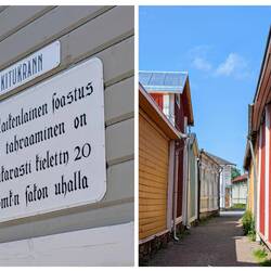 Raumas schmalste Straße (1,25 m)