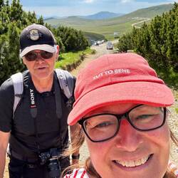 Wir starten die Wanderung frohen Mutes 😍