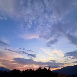 Einen schönen Abendhimmel gibt es aber!