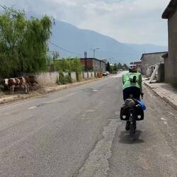 Einfahrt nach Kukës