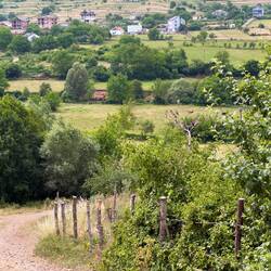Kurzer Abstecher auf einen Schotterweg. Muss sein