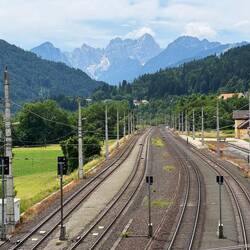 Ausblick kurz vor der italienischen Grenze