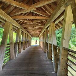 Brücke über den Neckar.