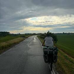 Eine halbe Stunde später war wieder T-Shirt Wetter angesagt.