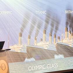 White Star planned 3 identical boats, Olympic had a longer service life and Britannic hospital ship