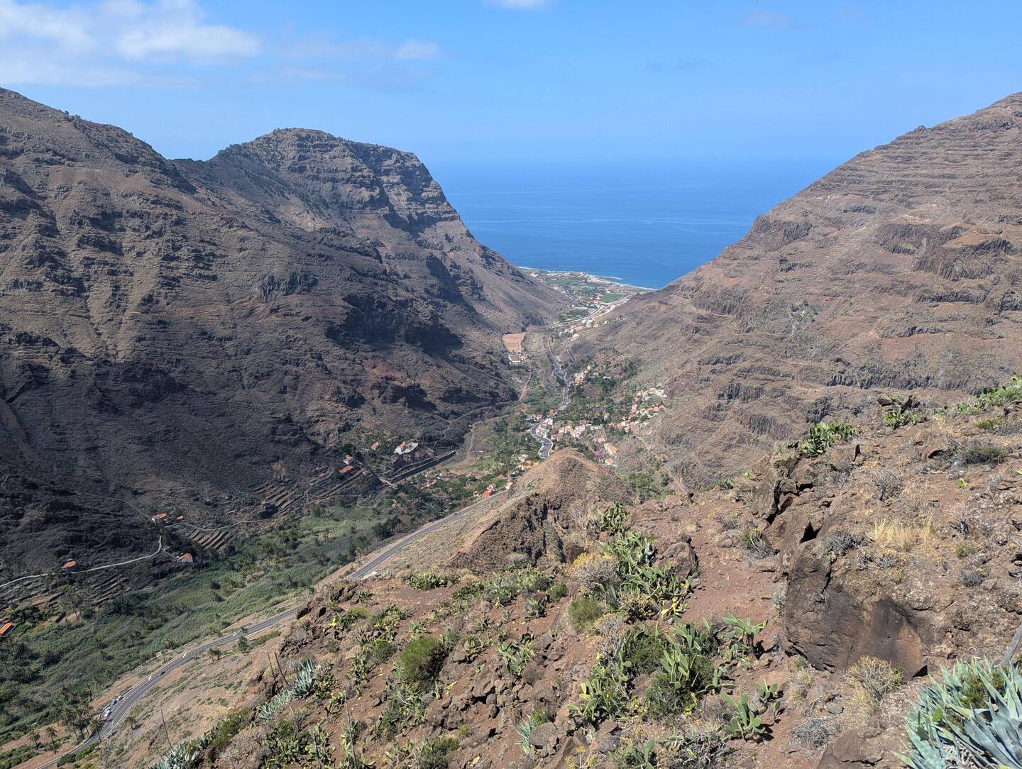 Unten am Meer endet unsere heutige Wanderung