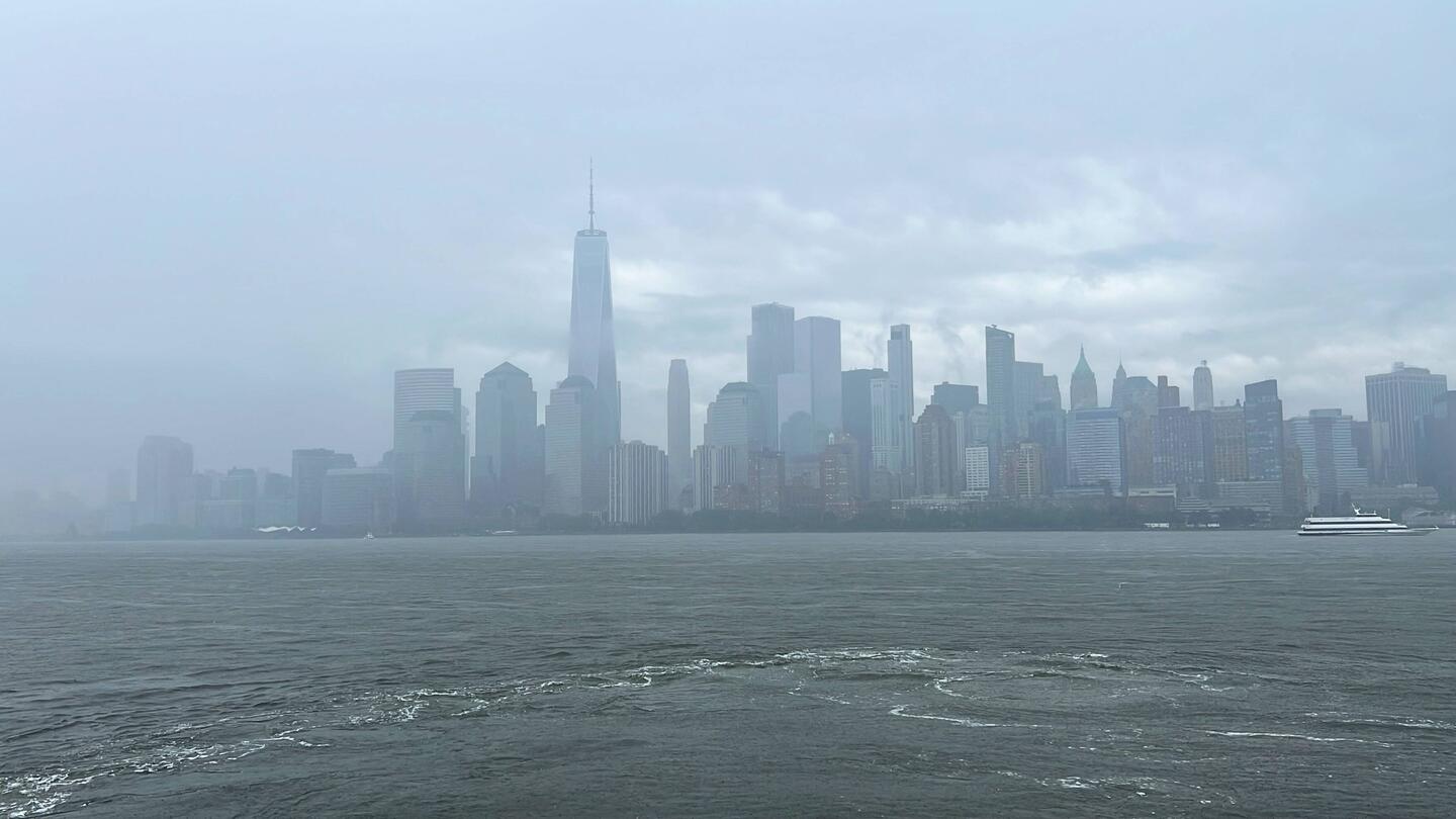New York City ist ziemlich benebelt.