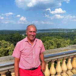 Andreas - im Hintergrund der Wannsee