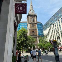 St. Botolph-without-Bishopsgate is one of four churches in London dedicated to St. Botolph, the patr