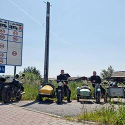 Grenze Polen mit Schilderwald