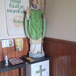 We stopped in at the Cathedral in Lisdoonvarna. St Patrick the patron saint.
