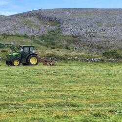 This farmer had his small son helping him plough